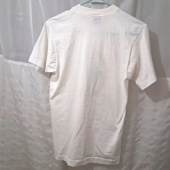 Vintage NASA Atlantis Shuttle T-shirt STS 30 Mission Astronauts Medium White - Picture 8 of 9